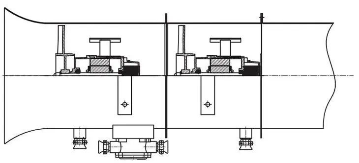 BT35-11系列防爆軸流風(fēng)機(jī)雙機(jī)串聯(lián)管道連接